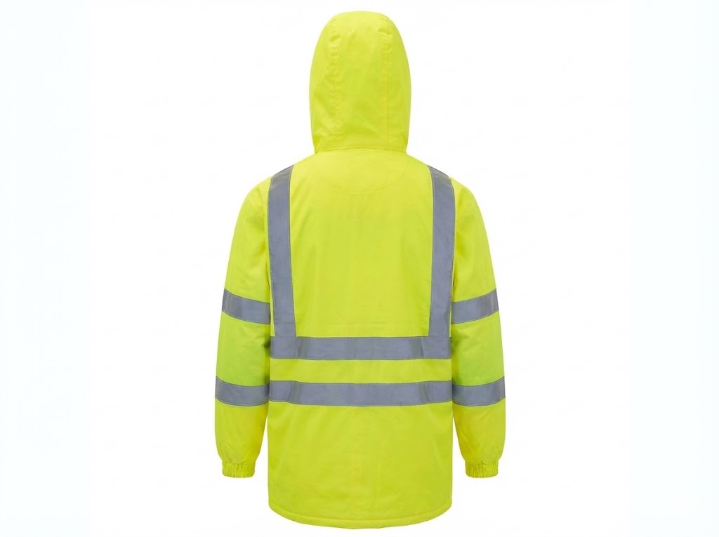 Waterproof & Snow-Proof Safety Jacket with Hood